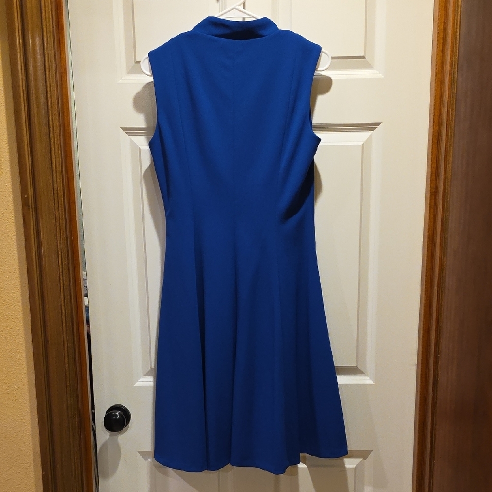 Calvin Klein Women's Royal Blue Midi Dress - Picture 4 of 4
